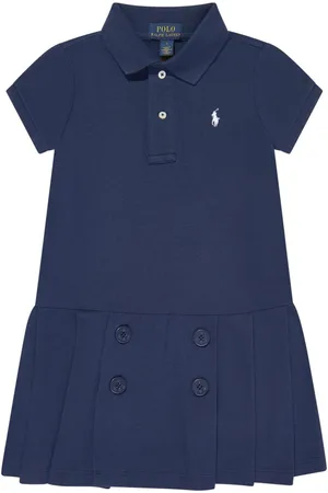 Ralph Lauren Vestido estilo playera tipo polo con logo bordado