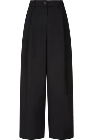 Studio Tomboy Pantalones anchos con detalles de pliegues pintuck