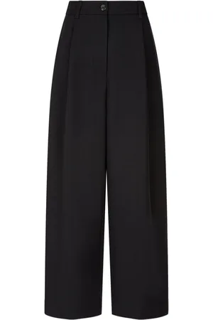 Studio Tomboy Pantalones anchos con detalles de pliegues pintuck