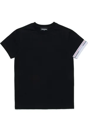 Dsquared2 Playera con franja del logo