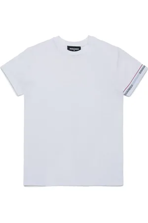 Dsquared2 Playera con franja del logo