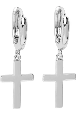 Nialaya Aretes con dije de cruz
