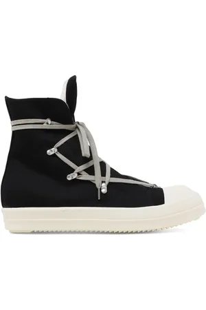 Rick Owens Tenis altos Hexa con agujetas