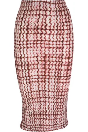 Dorothee Schumacher Falda midi a cuadros