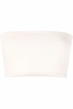 Sportmax Top corto tejido estilo bandeau