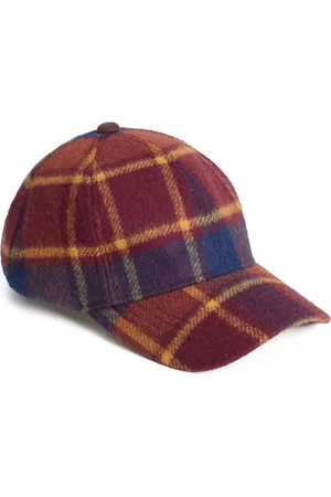Woolrich Gorra con motivo de cuadros