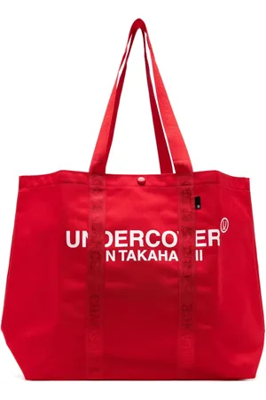 UNDERCOVER Tote con logo estampado