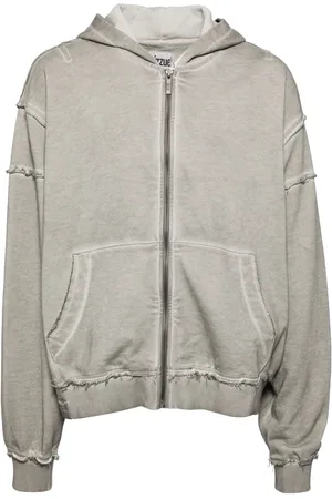 Izzue Hoodie con bordes sin rematar