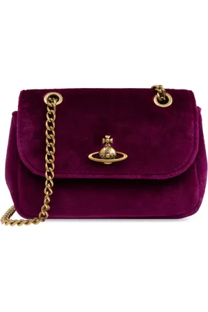 Vivienne Westwood Bolsa de hombro de terciopelo