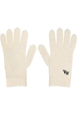 Vivienne Westwood Guantes de cachemira con logo bordado