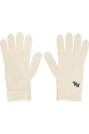 Vivienne Westwood Guantes de cachemira con logo bordado