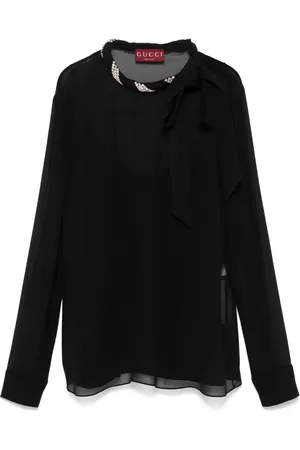 Gucci Blusa con detalles de cristal
