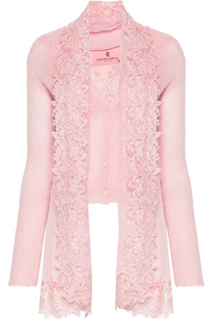 ERMANNO SCERVINO Set de cárdigan con detalle de encaje