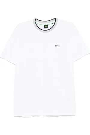 HUGO BOSS Playera con logo de goma