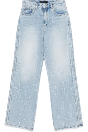 Purple Brand Jeans anchos con aberturas