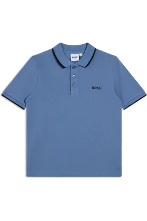 HUGO BOSS Playera tipo polo con logo estampado