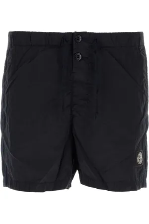 Stone Island Shorts de playa con parche Compass