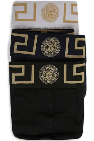 VERSACE Set de tres piezas de ropa interior Greca Medusa Head