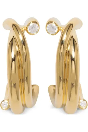 COMPLETEDWORKS Arracadas Multi Strand bañadas en oro de 18kt