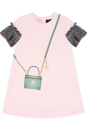 Aigner Vestido con bolsas estampadas