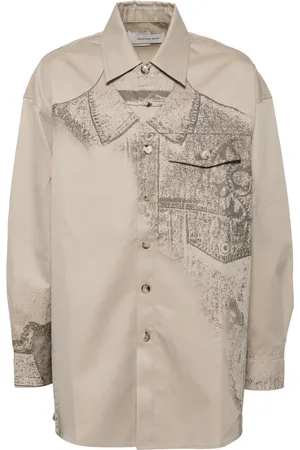 Feng Chen Wang Camisa Trompe Loeil