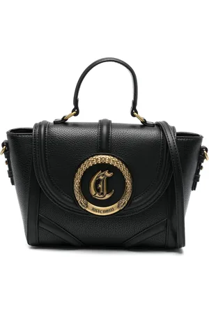 Roberto Cavalli Tote con aplique de serpiente