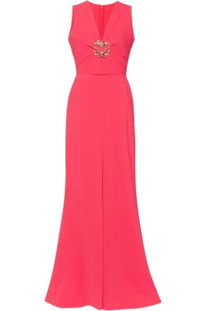 Elie saab Vestido largo con cuello en V