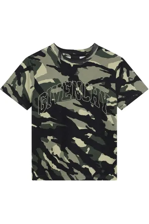 Givenchy Playera con estampado militar