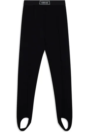 VERSACE Leggins con logo en la pretina