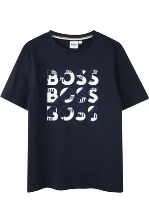 HUGO BOSS Playera con logo estampado