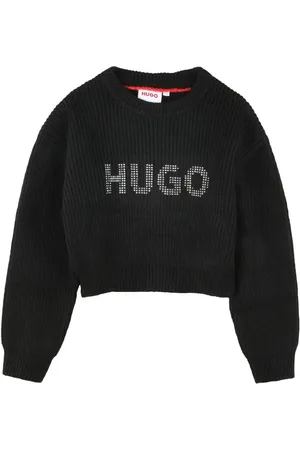 HUGO BOSS Suéter con detalle del logo