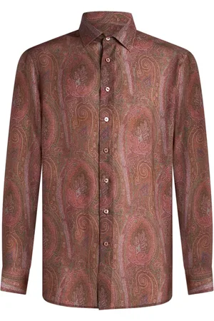 Etro Camisa con estampado de cachemira