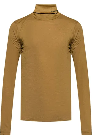Jil Sander Suéter con cuello vuelto y logo