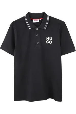 HUGO BOSS Playera tipo polo con logo estampado