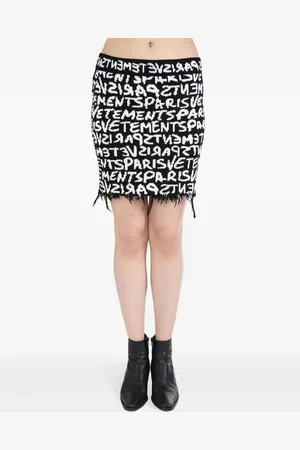 Vetements Falda Graffiti