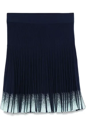 Emporio Armani Falda corta con diseño plisado