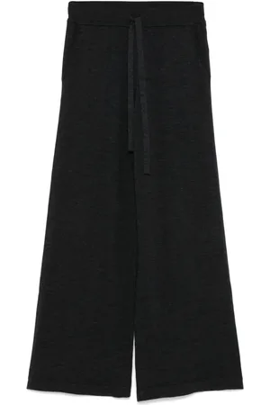 P.A.R.O.S.H. Pantalones tejidos con diseño ancho