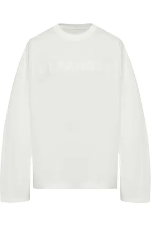 Jil Sander Playera con logo estampado