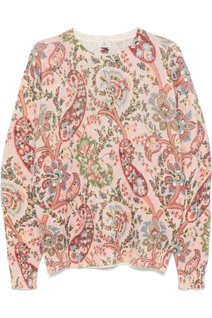 Etro Suéter con estampado de cachemira