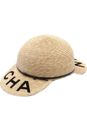 CHANEL Sombrero con logo estampado 1986-1988