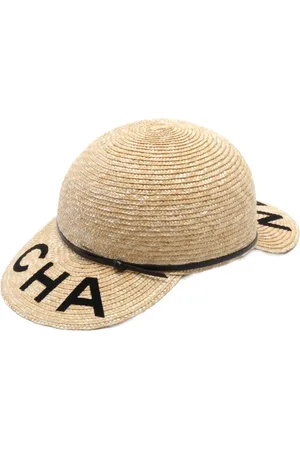 CHANEL Sombrero con logo estampado 1986-1988