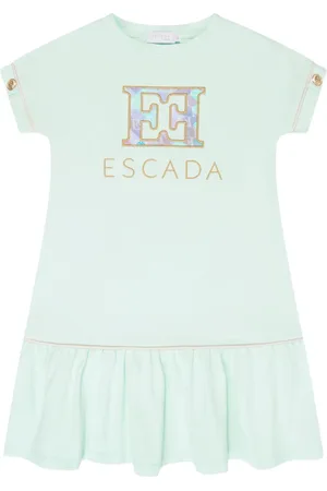 Escada Vestido con logo estampado