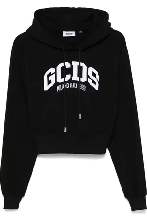 GCDS Hoodie con logo bordado