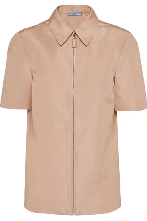 Prada Blusa con logo esmaltado