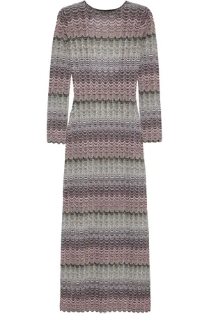 Missoni Vestido largo con motivo Greek