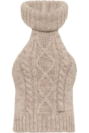 Dsquared2 Top tejido con cuello vuelto