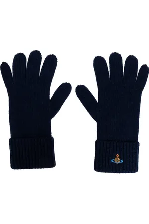 Vivienne Westwood Guantes con logo bordado