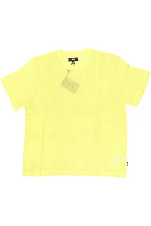 STUSSY Semi-sheer cotton t-shirt