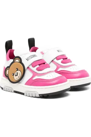 Moschino Tenis con parche Teddy Bear