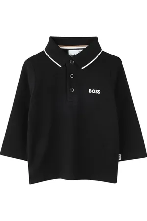 HUGO BOSS Playera tipo polo con logo estampado